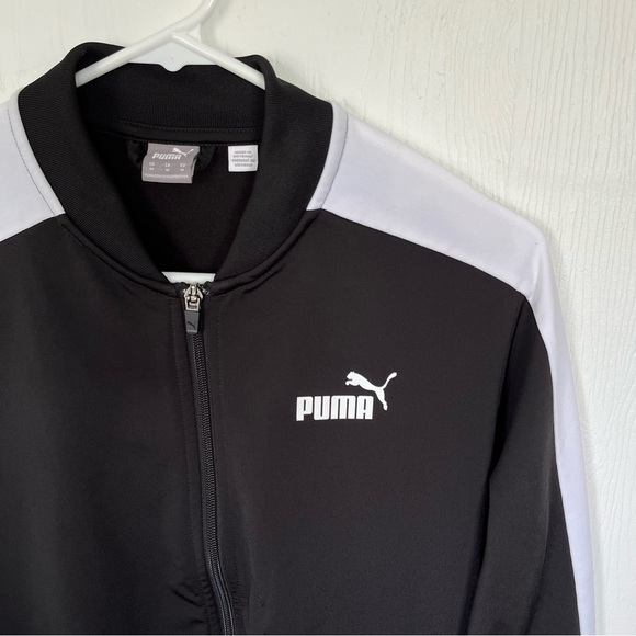 Puma Women’s Black & White Lightweight Track Jacket - Picture 2 of 3